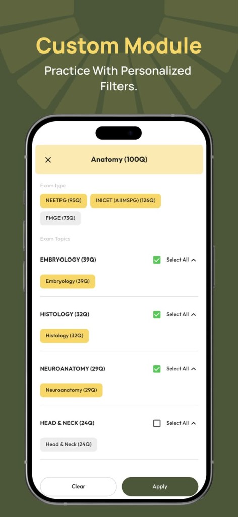 CLAVICLE custom module app preview
