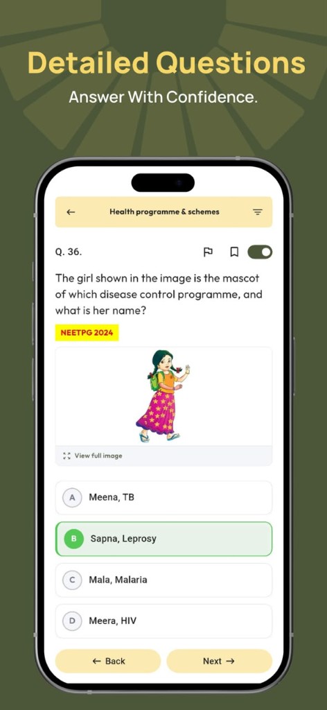 CLAVICLE detailed questions app preview